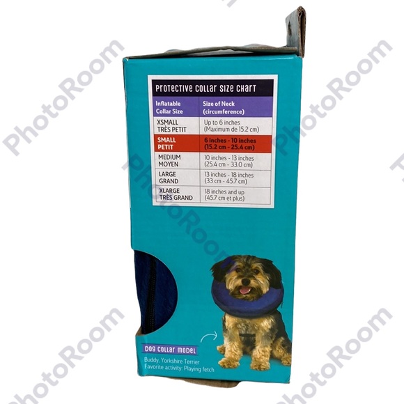 New Calm Paws Behavior Support™ Protective Inflatable Pet Collar Size Small - Picture 5 of 8